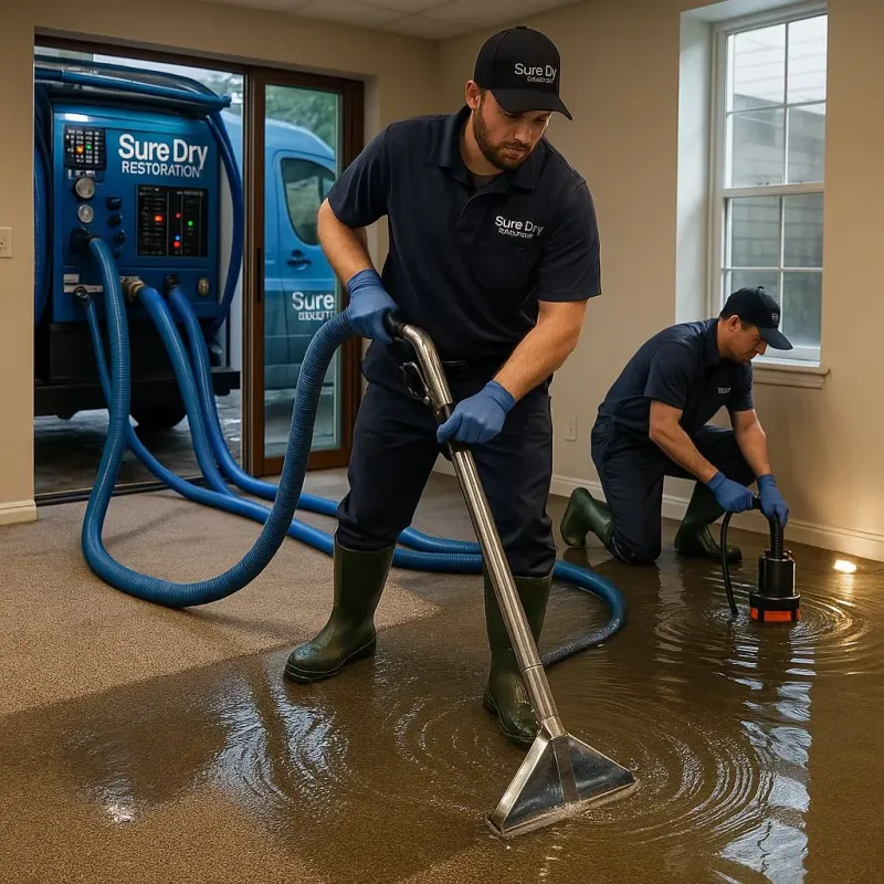Water Extraction and Removal process in Butner, NC